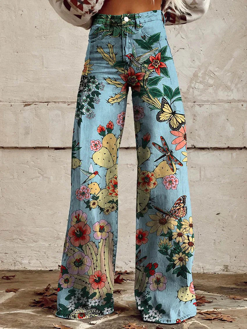 Ritan | Dame Lange Denim Bukser