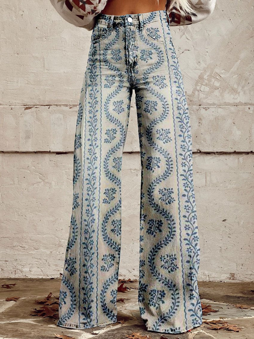 Ritan | Dame Lange Denim Bukser