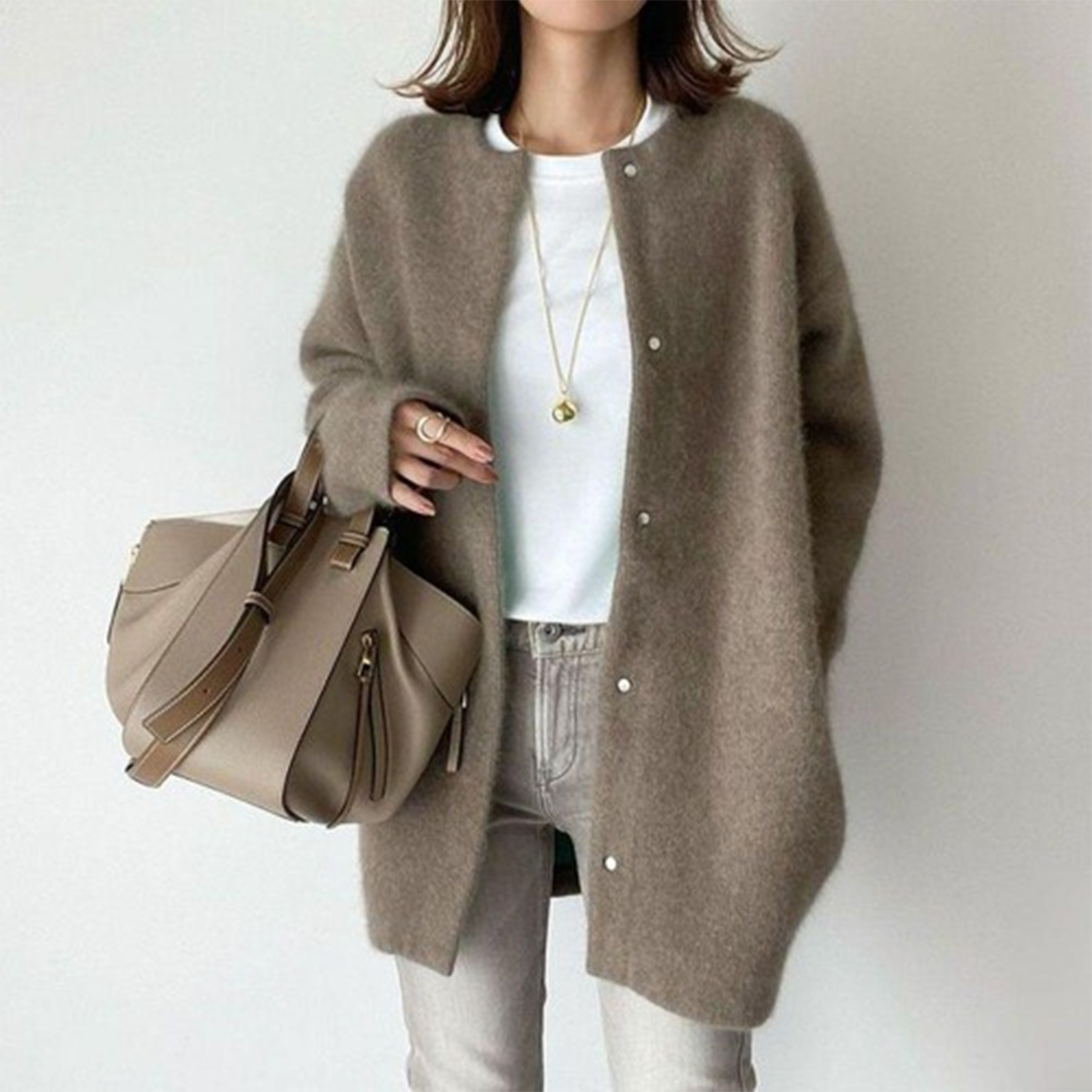 Caroline | Dame Designer Kåpe i myk stoff