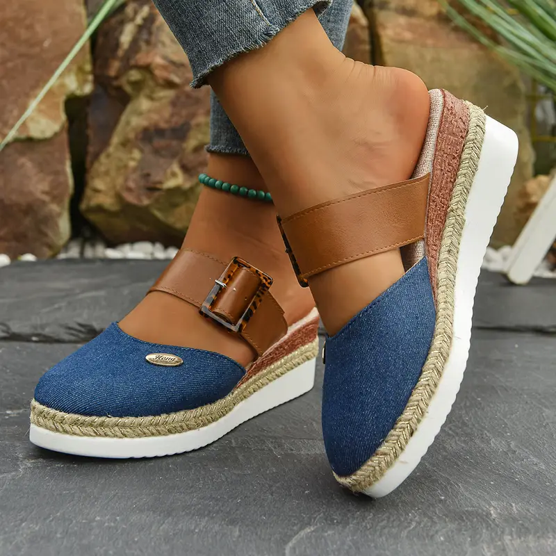 Antonia | Ortopediske Sandaler med Platå, Ventilerende og Avslappende