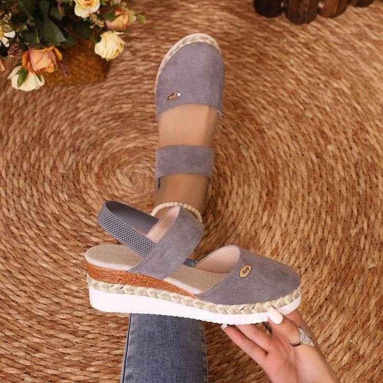 Antonia | Ortopediske Sandaler med Platå, Ventilerende og Avslappende