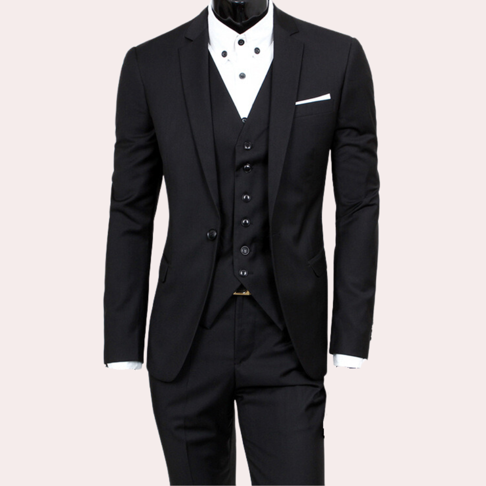 Herren Tre-delt Bryllupsgjest Dress Set | Formell