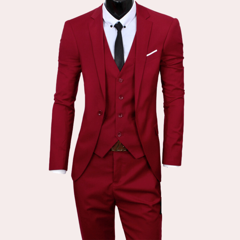 Herren Tre-delt Bryllupsgjest Dress Set | Formell
