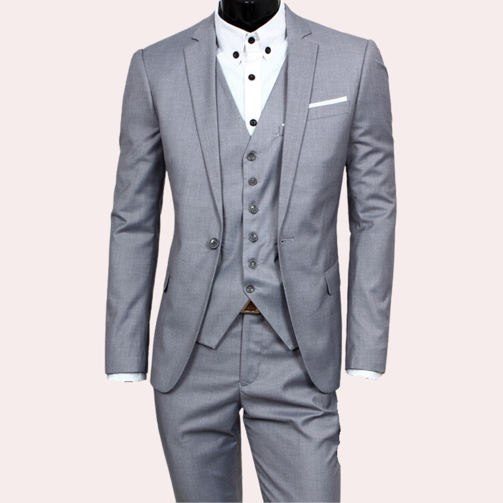 Herren Tre-delt Bryllupsgjest Dress Set | Formell