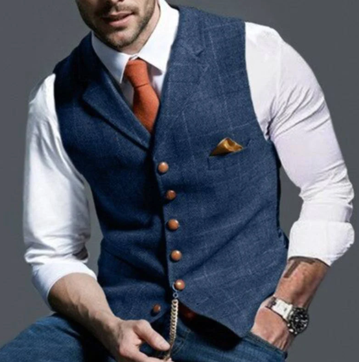 Ozymandias | Herre Vintage Vest