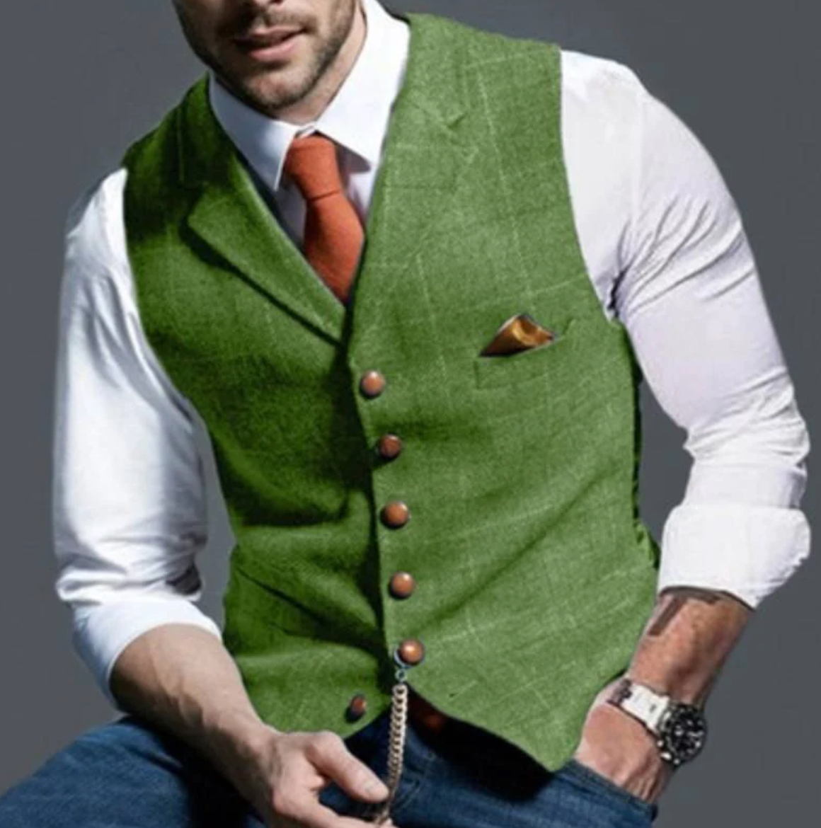 Ozymandias | Herre Vintage Vest
