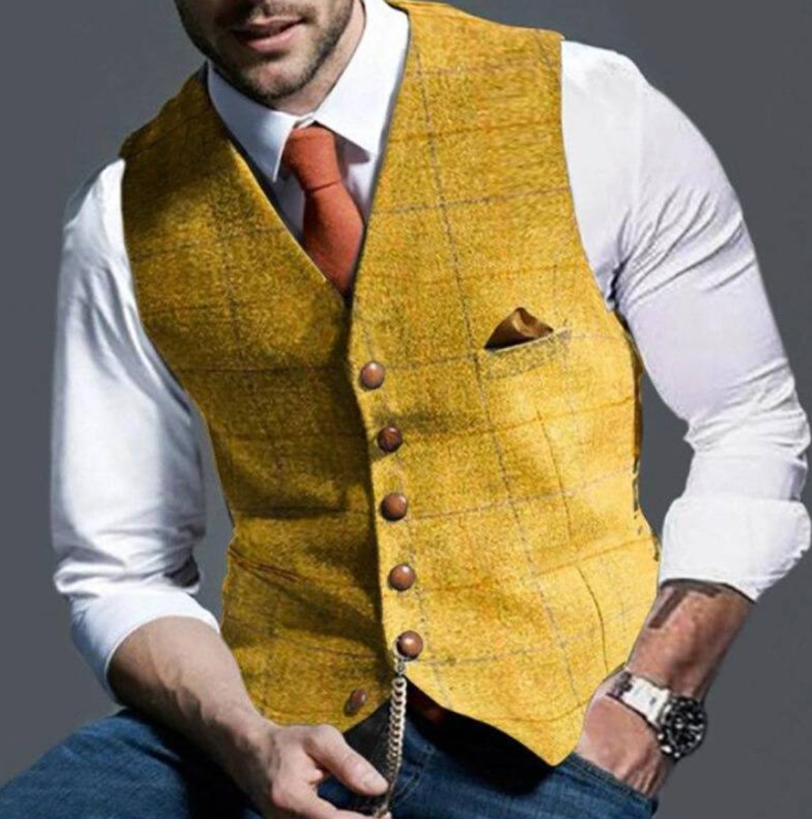 Ozymandias | Herre Vintage Vest