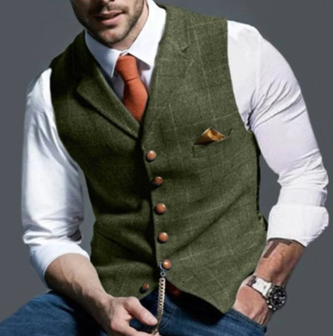 Ozymandias | Herre Vintage Vest