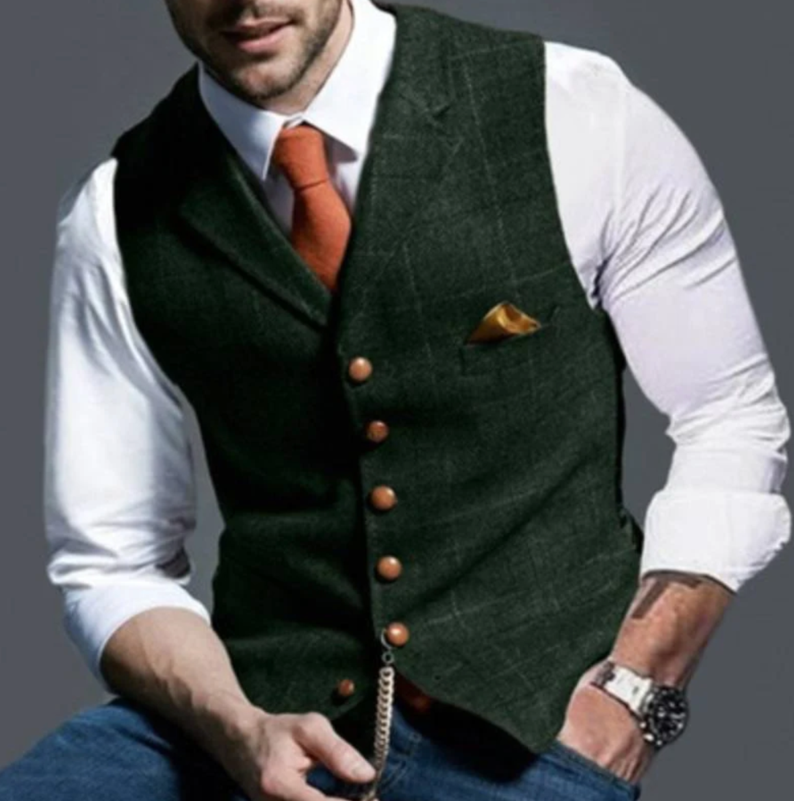 Ozymandias | Herre Vintage Vest