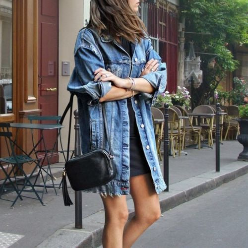 Suzie | Lang Jeansjakke for Damer
