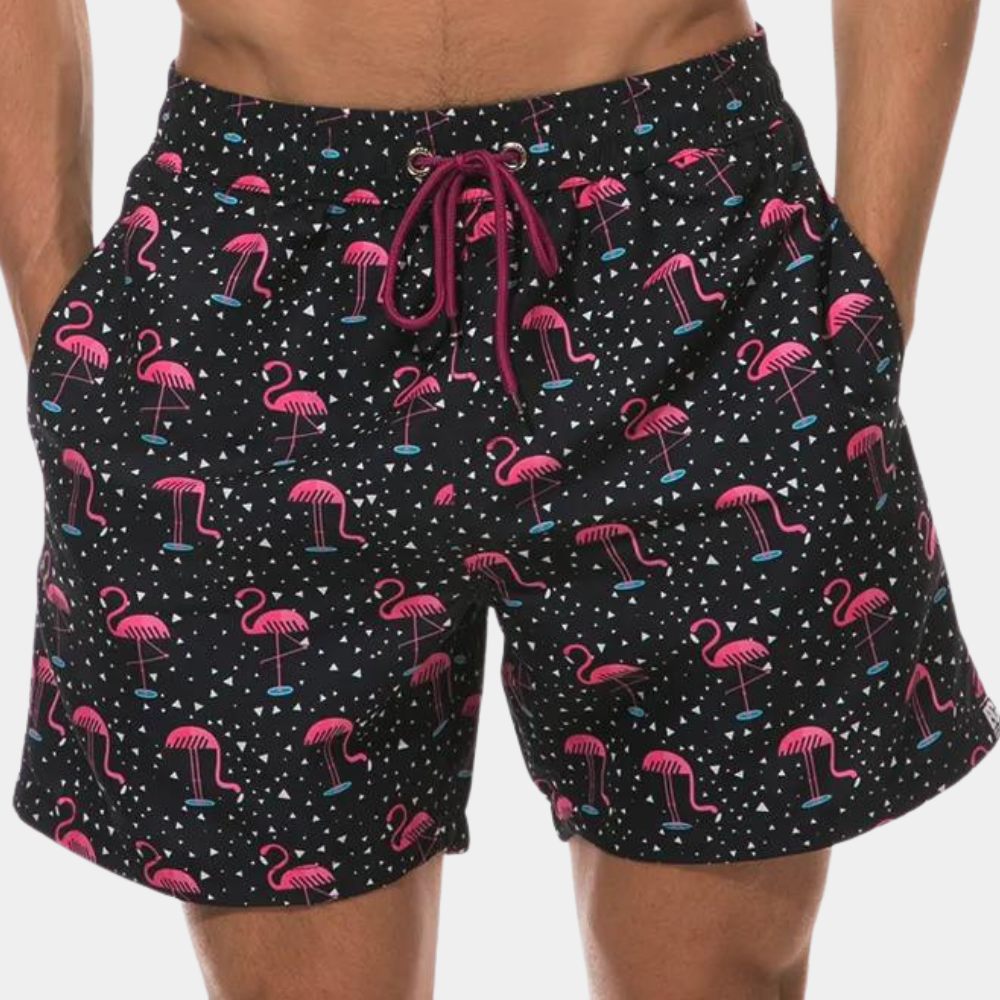 Trykte Sommershorts For Herrer | Snorstrikk