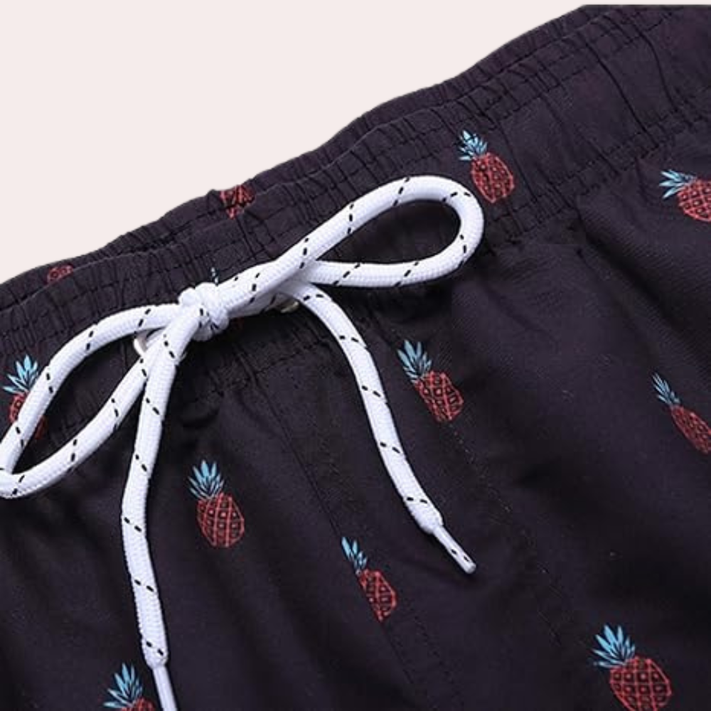 Trykte Sommershorts For Herrer | Snorstrikk