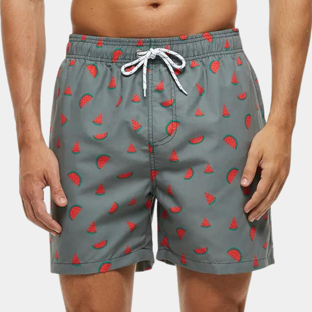 Trykte Sommershorts For Herrer | Snorstrikk