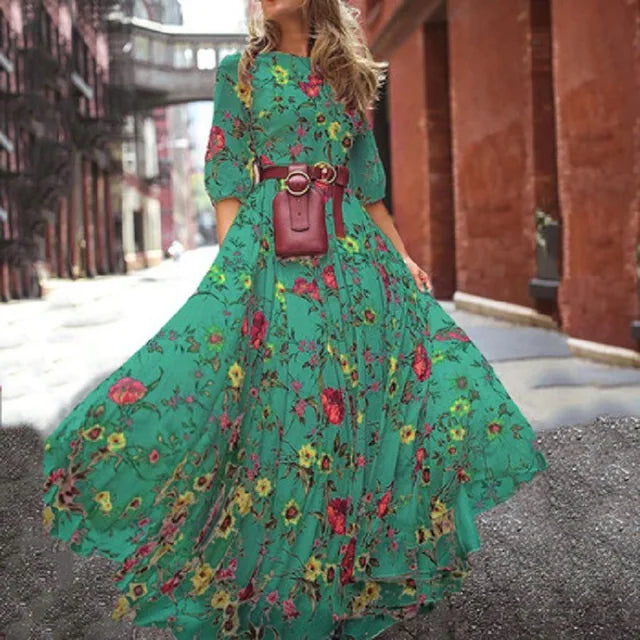 Margarethe | Flytende Maxi-Damekjole