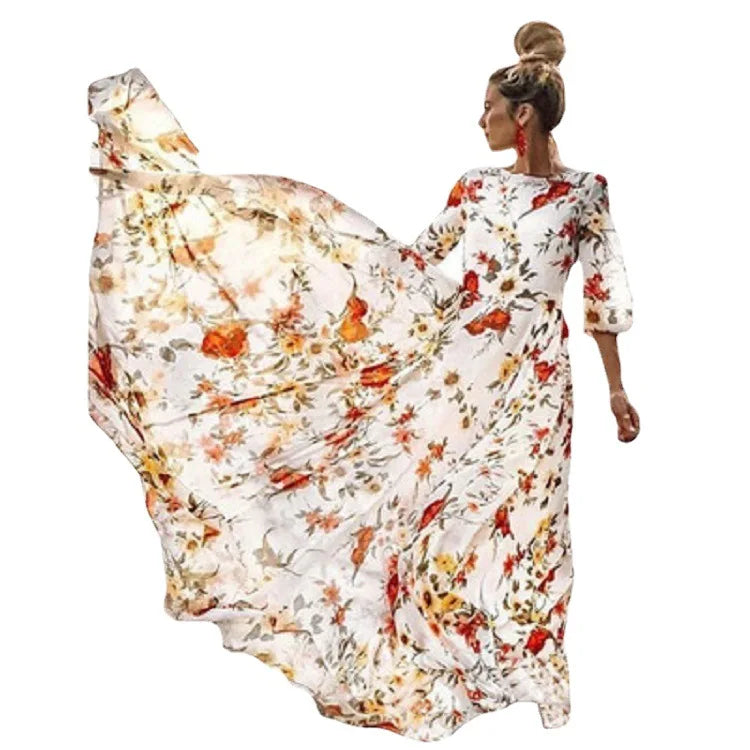 Margarethe | Flytende Maxi-Damekjole