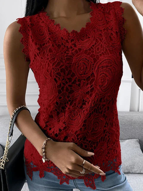 Elise | Vintage-Dame-Top