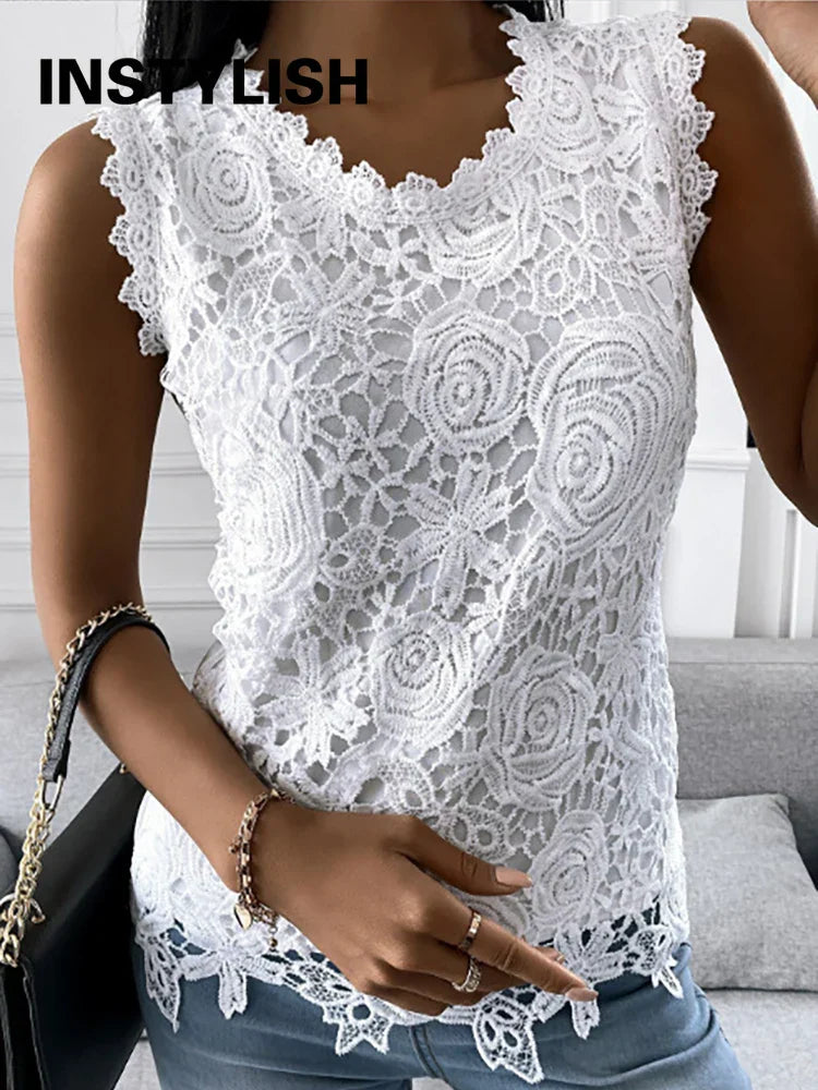 Elise | Vintage-Dame-Top