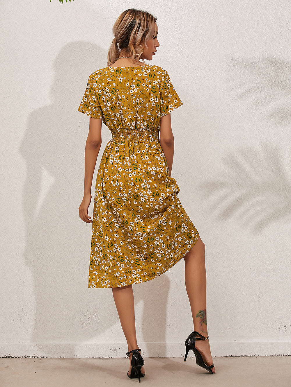 Jolina | Damen Sommer-Blomsterkjole