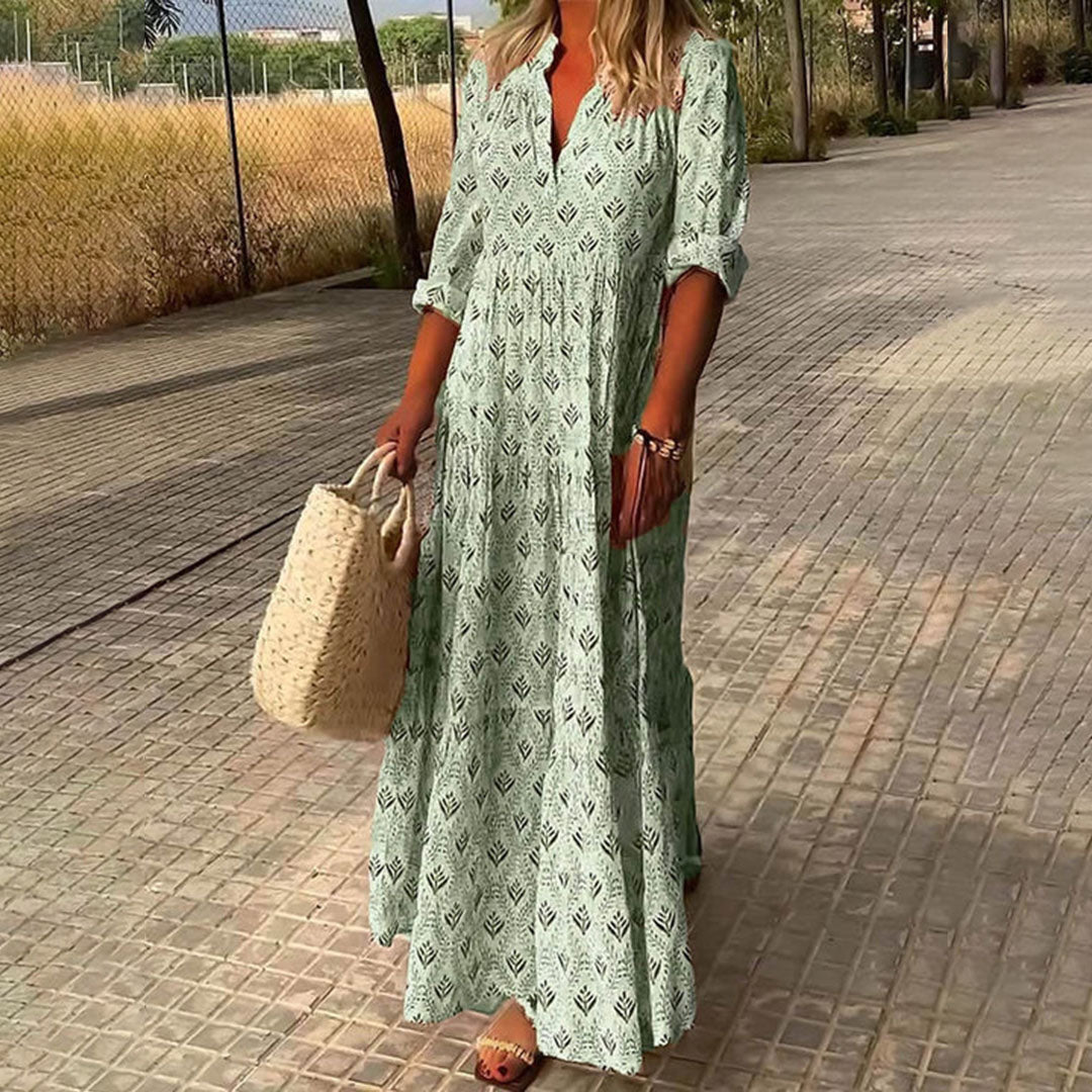 Dame Flytende Lett Ibiza Kjole | Maxi