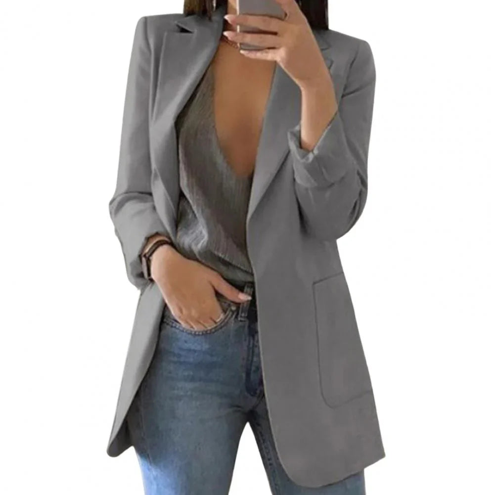 Dame Elegant Lang Blazer | Stilfull