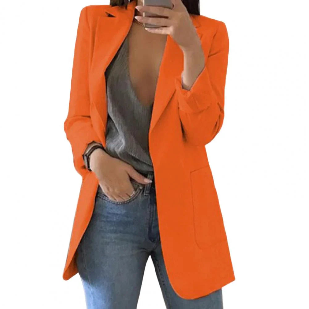 Dame Elegant Lang Blazer | Stilfull