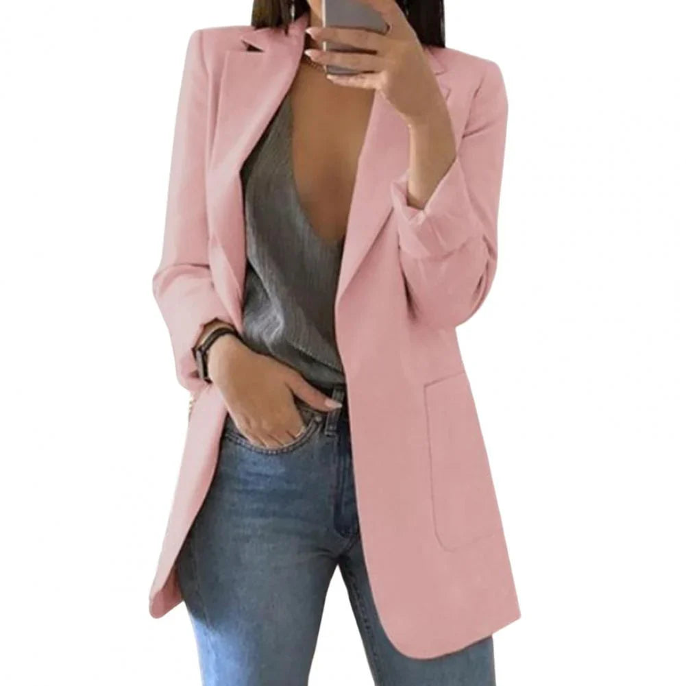 Dame Elegant Lang Blazer | Stilfull