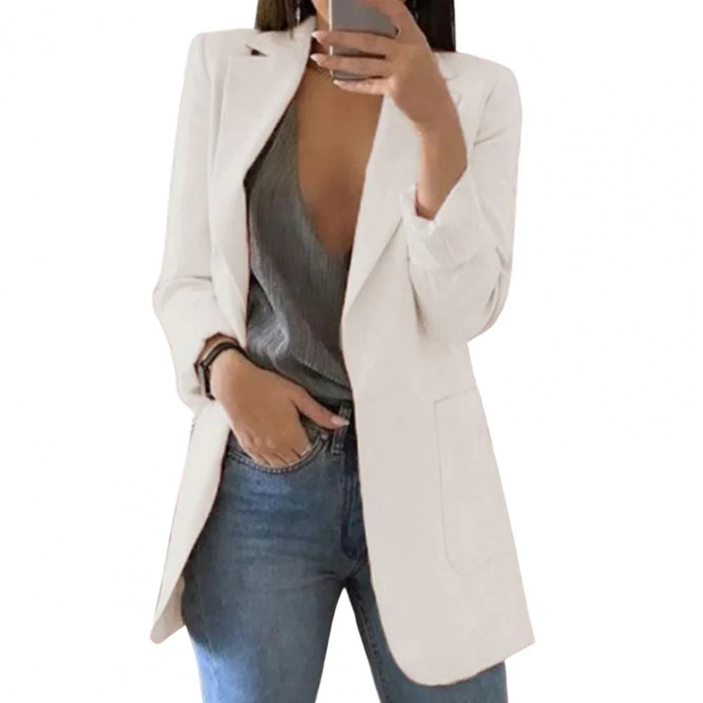 Dame Elegant Lang Blazer | Stilfull