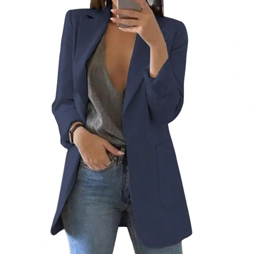 Dame Elegant Lang Blazer | Stilfull