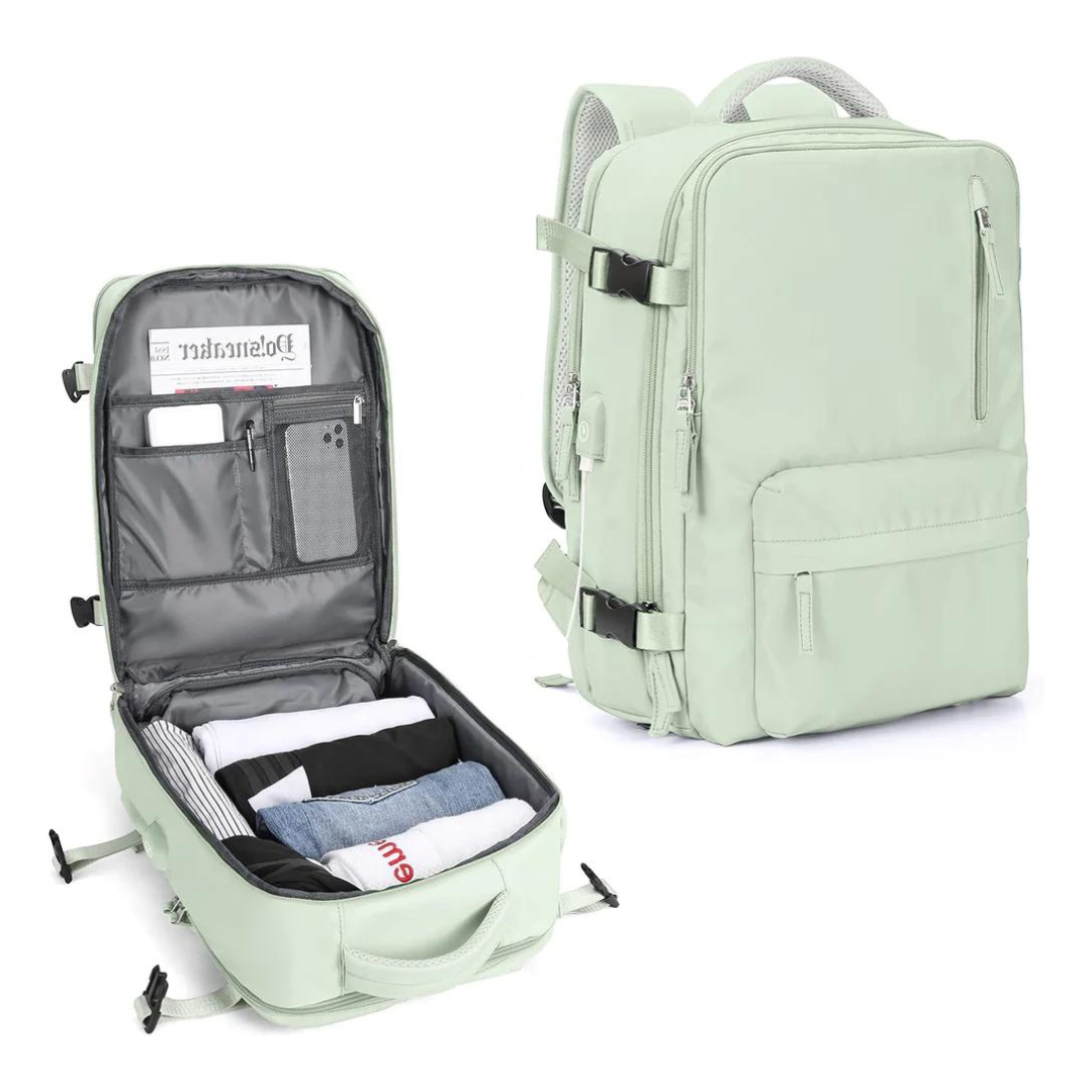 Unisex Anti-tyveri Reiserucksack | Med Glidelås