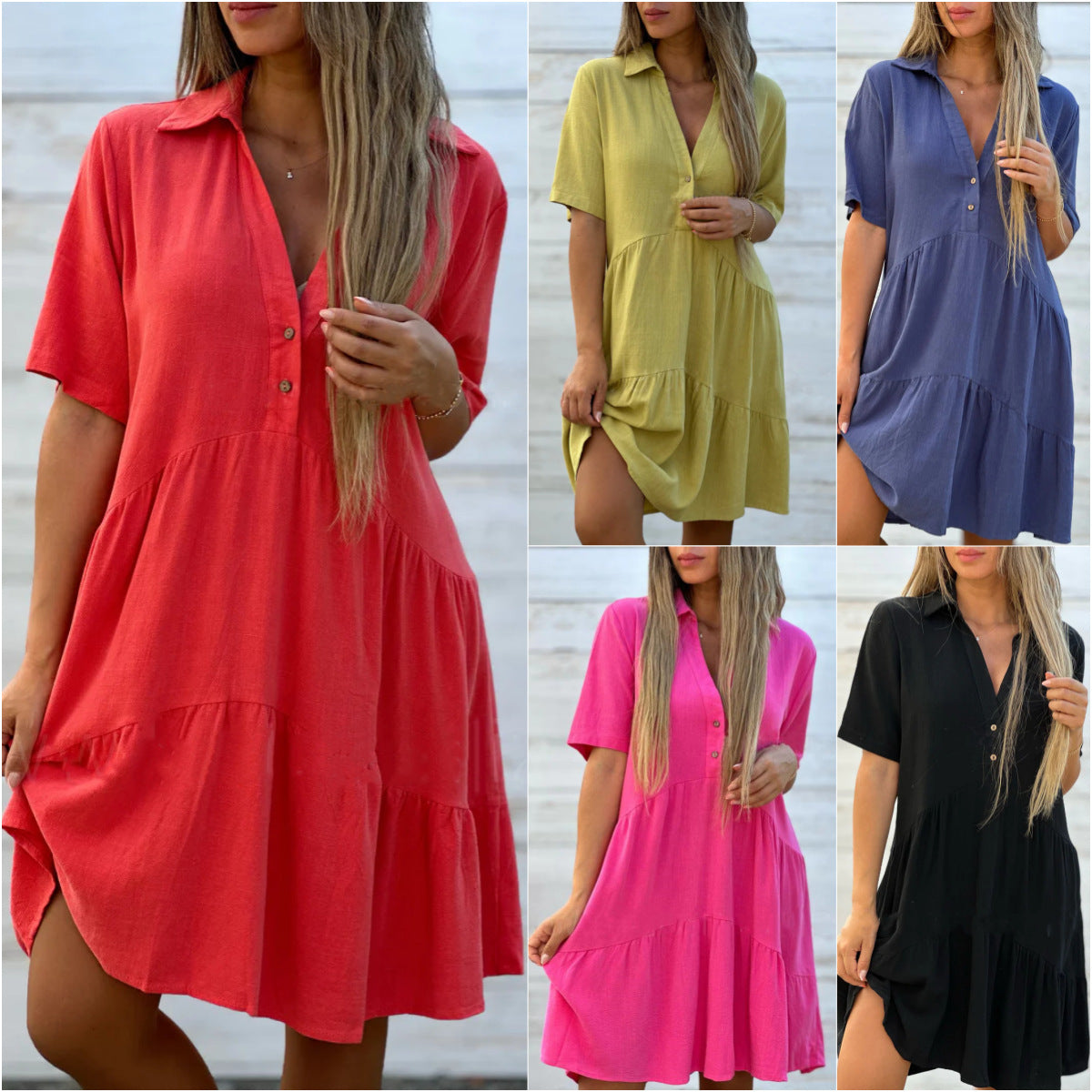 Fridana | Damen Elegante Kjole