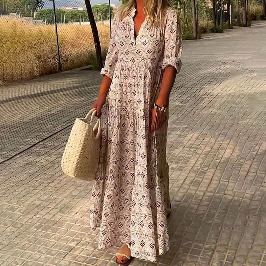 Dame Flytende Lett Ibiza Kjole | Maxi