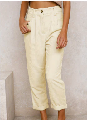 Bellarose | Stilige myke cordbukser for damer