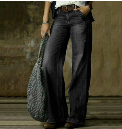 Ysabelle | Damejeans med Høy Midje | Vintage