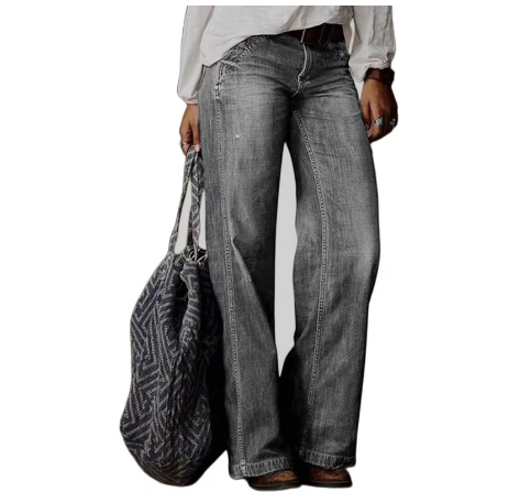 Ysabelle | Damejeans med Høy Midje | Vintage