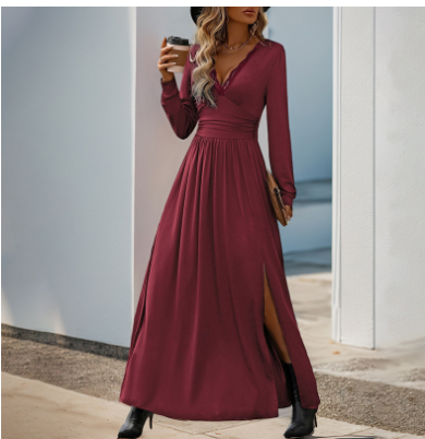 Alphosinem | Dame Elegante Kjole | Maxi