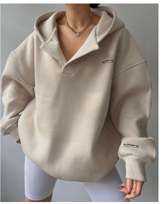 Sibylla | Dame Løs Kapuzenpullover | Vinter