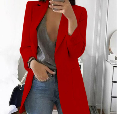 Dame Elegant Lang Blazer | Stilfull