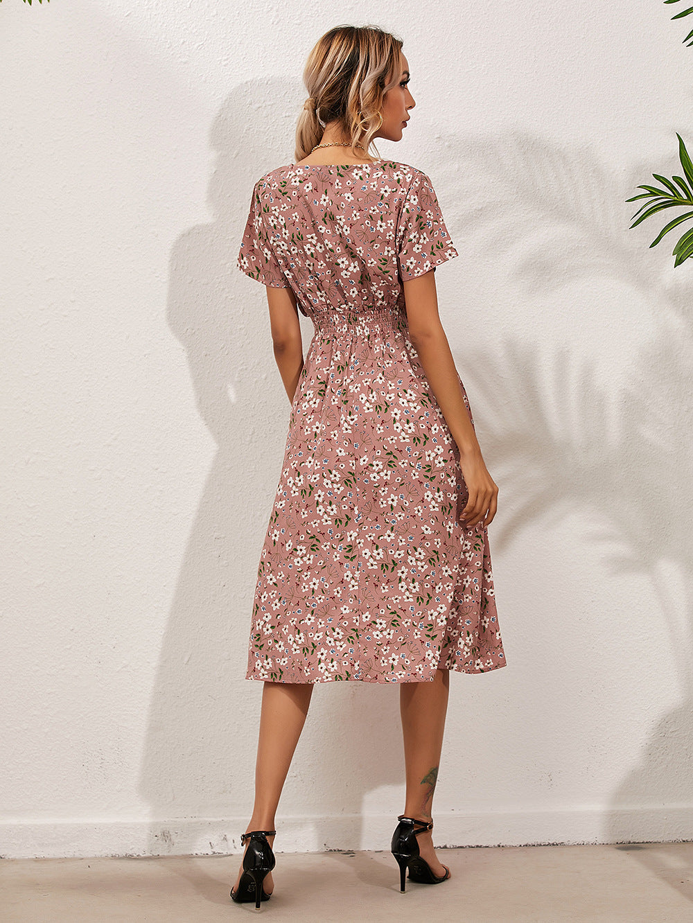 Jolina | Damen Sommer-Blomsterkjole