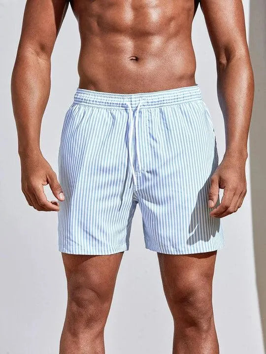 Stripete Badeshorts For Herrer | Snorjustering
