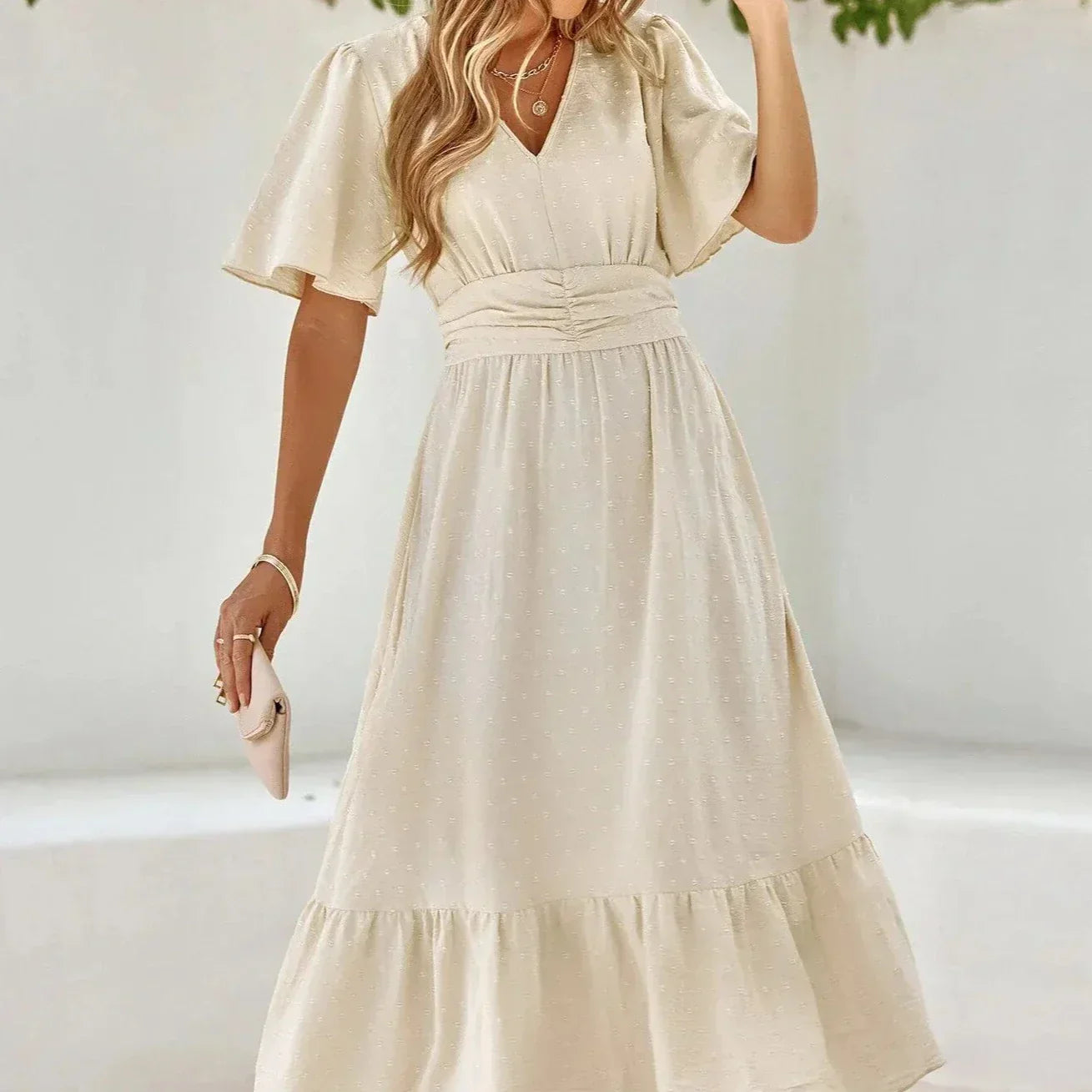 Angelou | Elegant langt kjole for damer