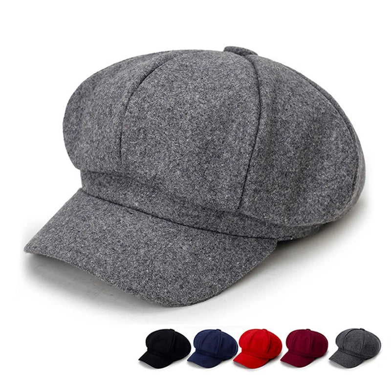 Unisex Stilige Baskerhatt | Varm