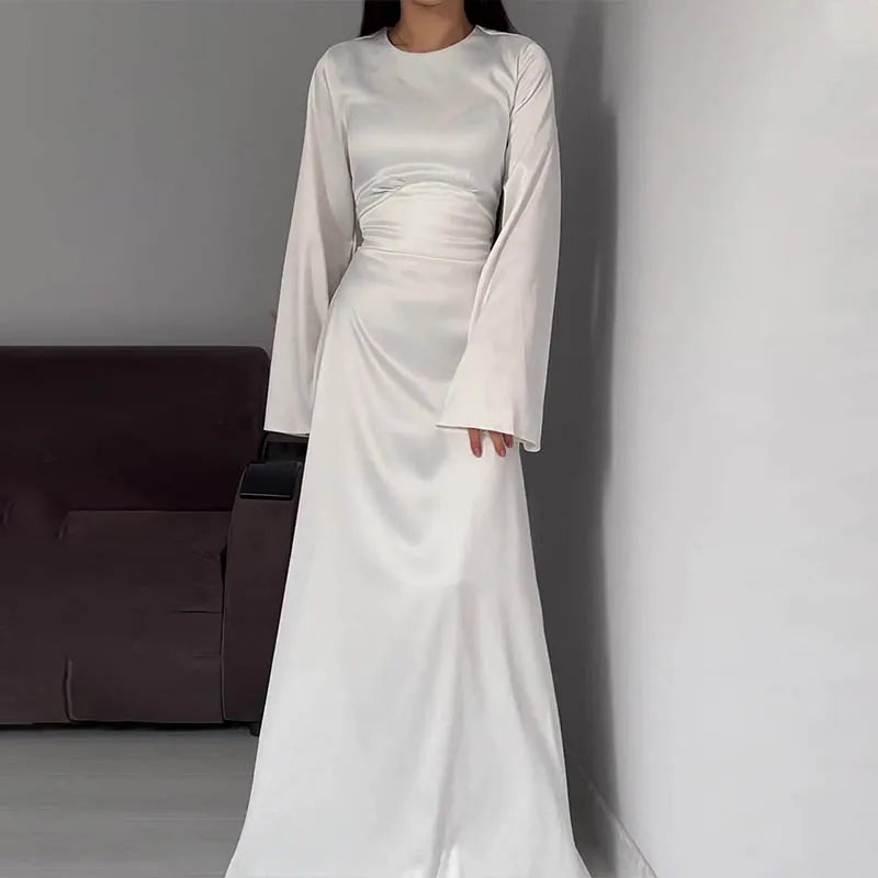Luciena | Rundhalset Kjole for Damer