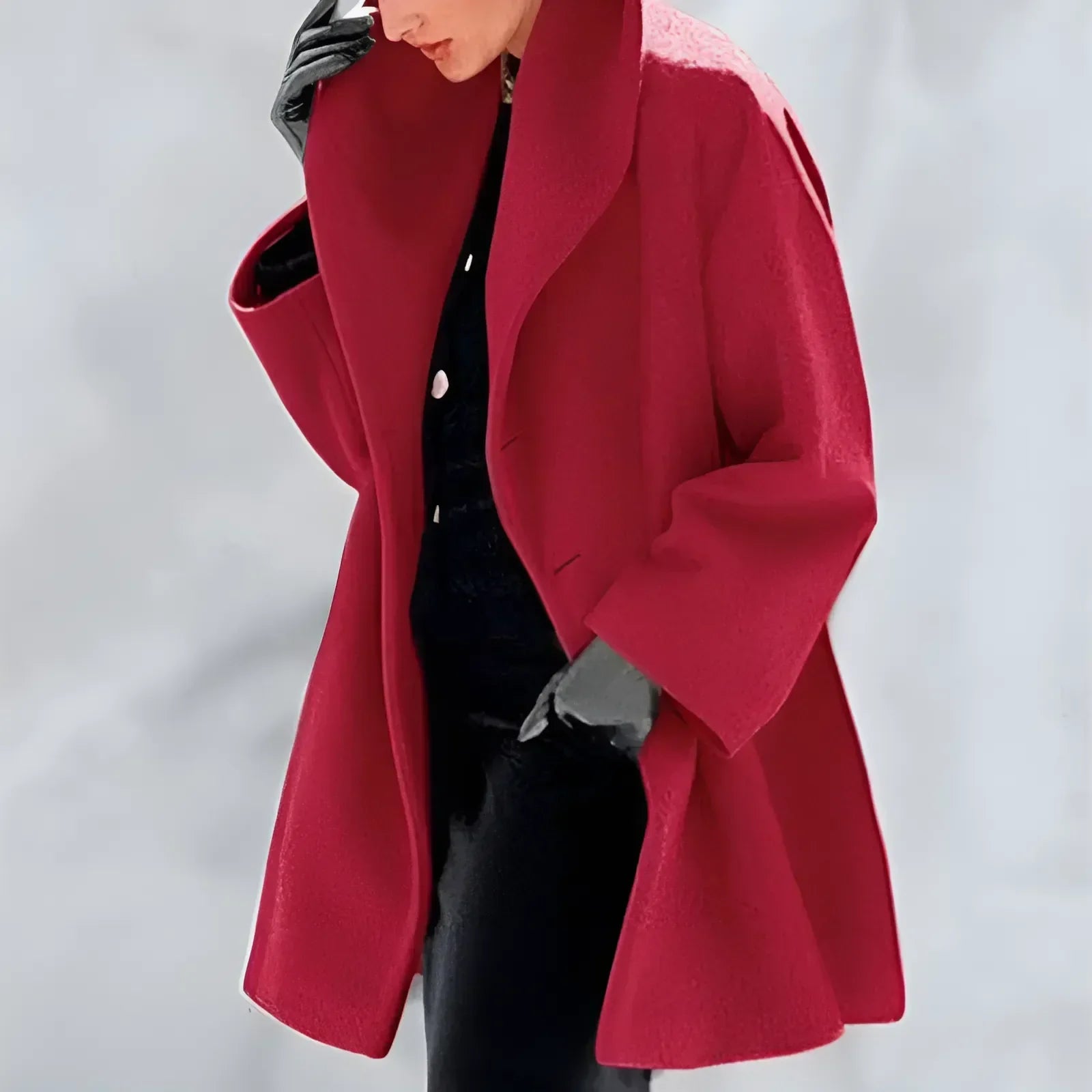 Beatris | Dame Vinter Trench Frakk | Varm