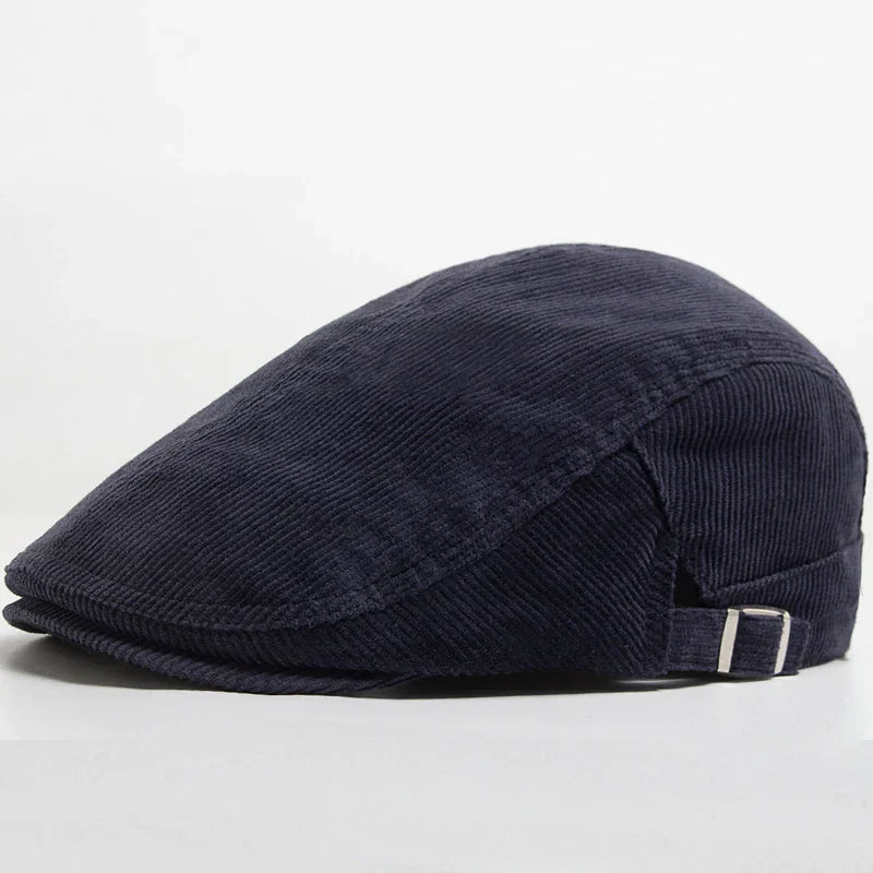 Unisex Modisk Cord Baskerhatt | Stilfull