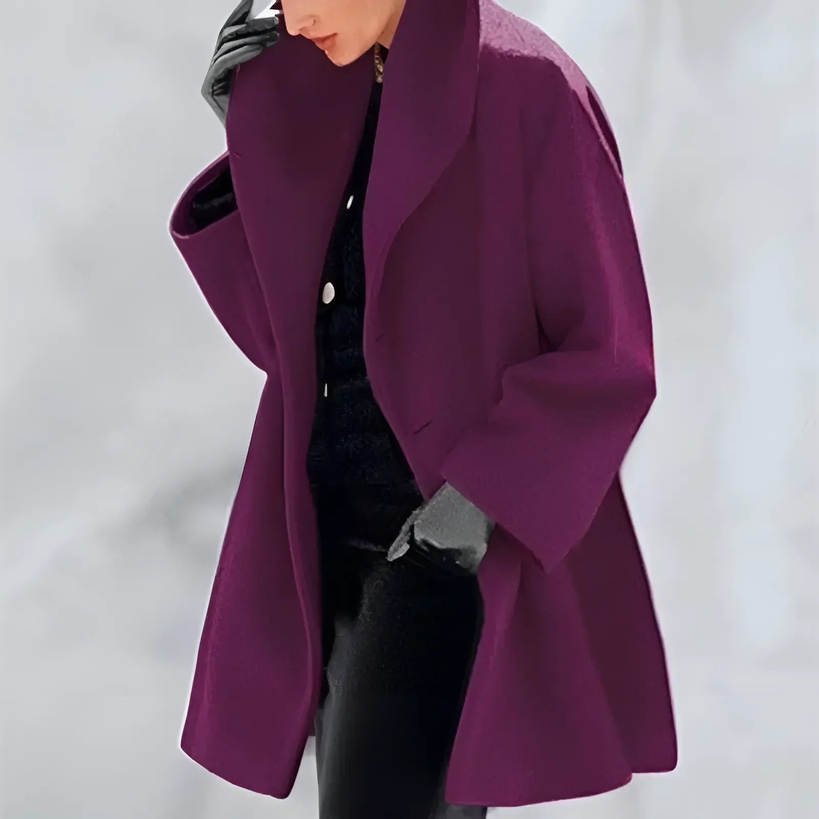 Beatris | Dame Vinter Trench Frakk | Varm