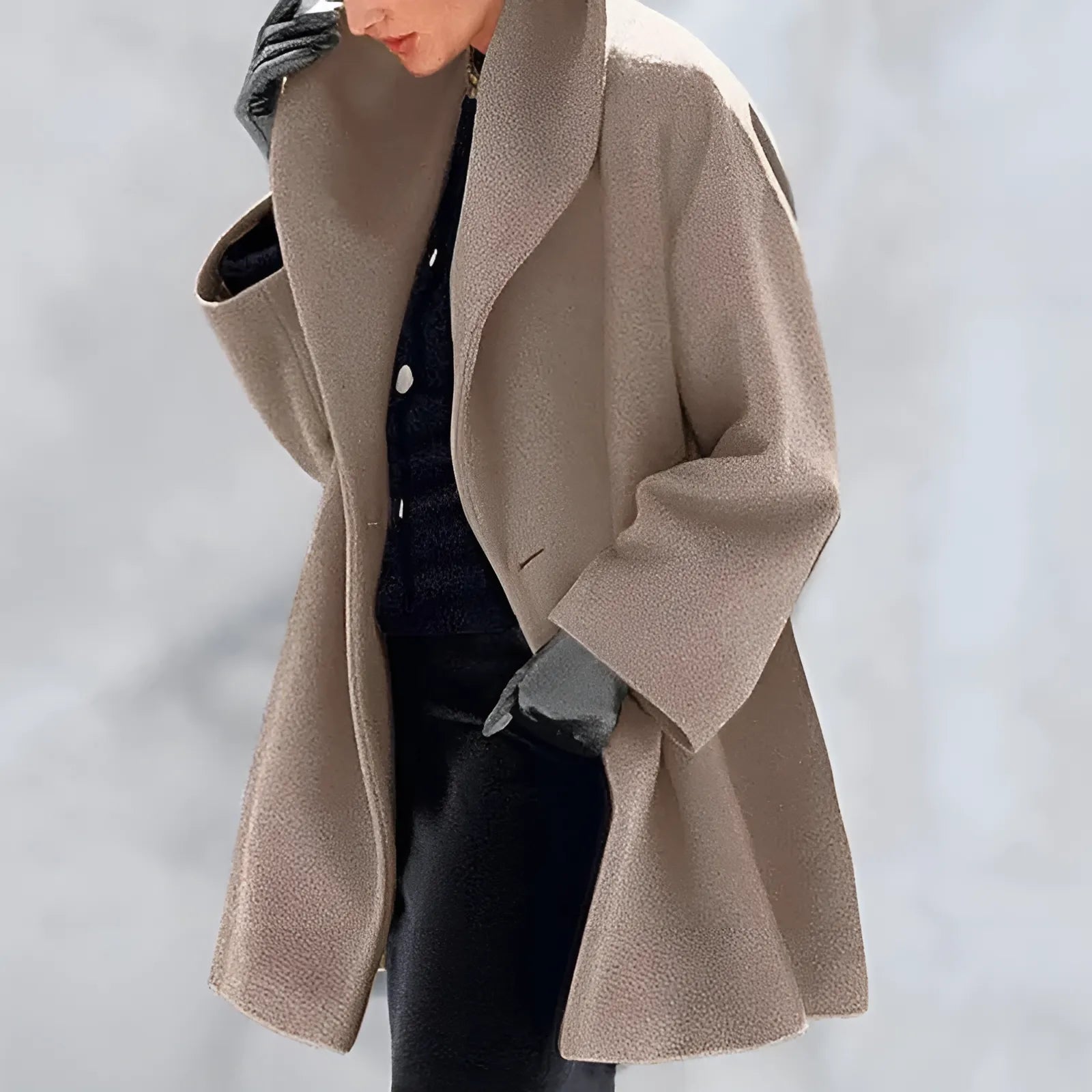 Beatris | Dame Vinter Trench Frakk | Varm