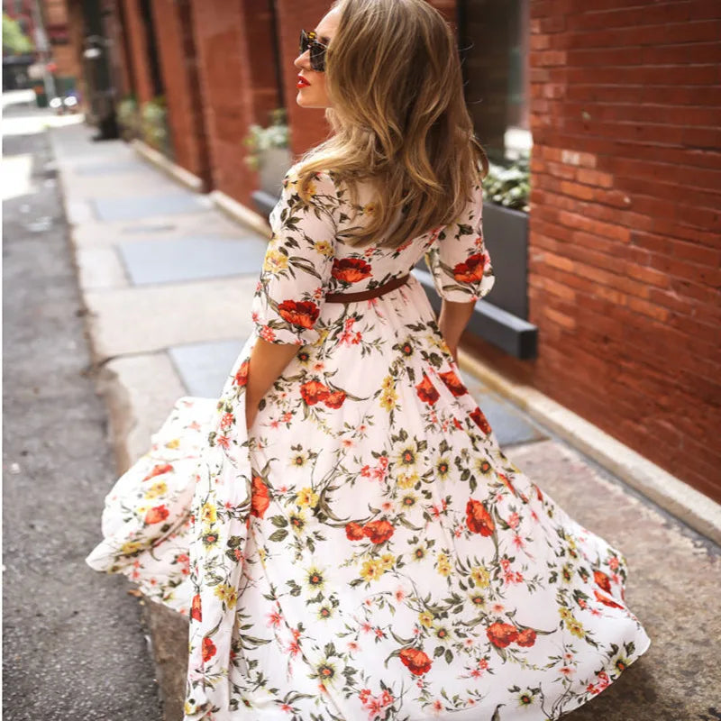 Margarethe | Flytende Maxi-Damekjole