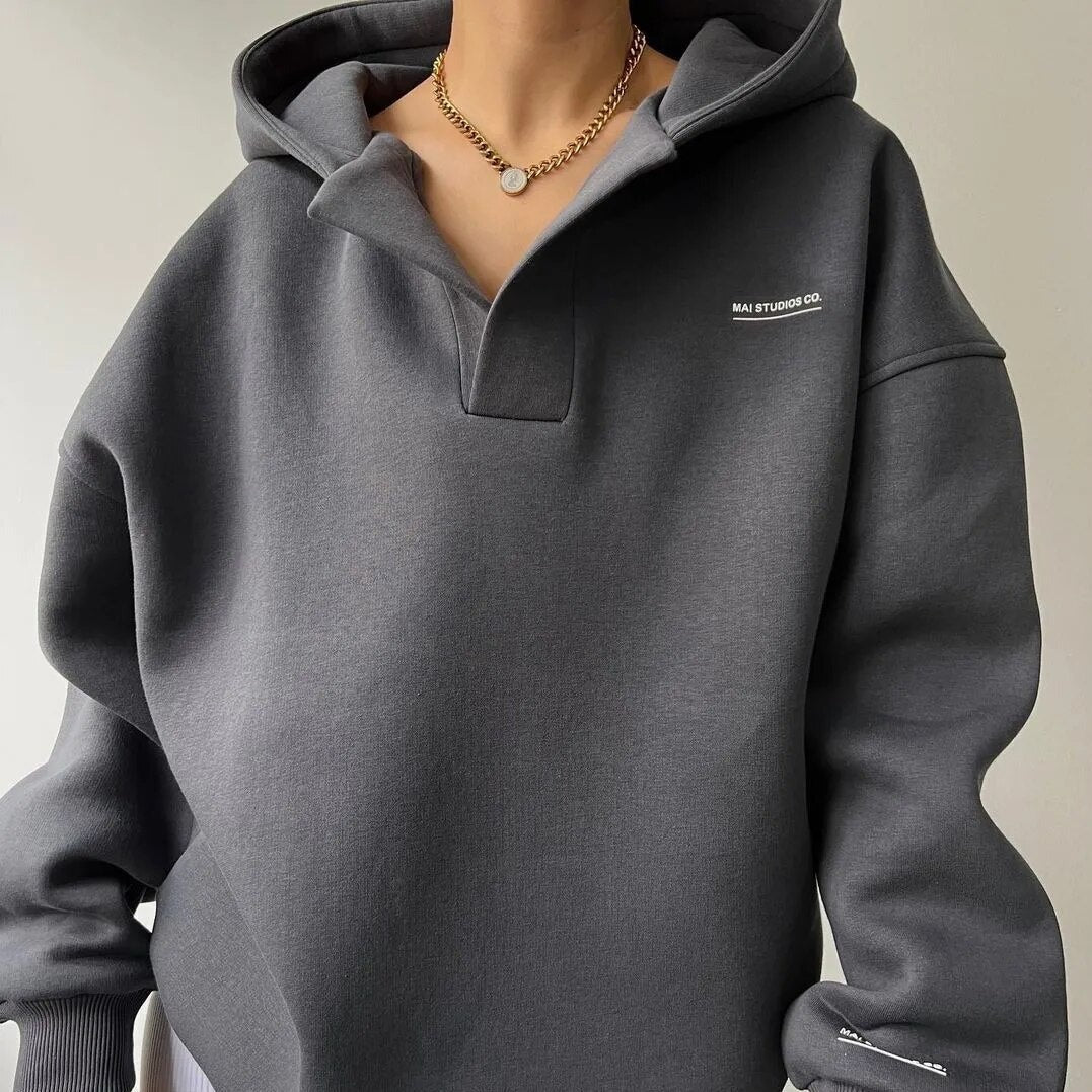 Sibylla | Dame Løs Kapuzenpullover | Vinter
