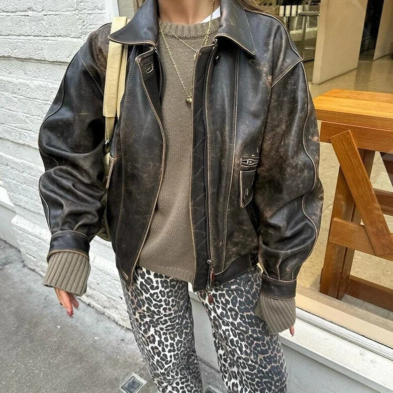 Wren | Leopardmønster-Jeans