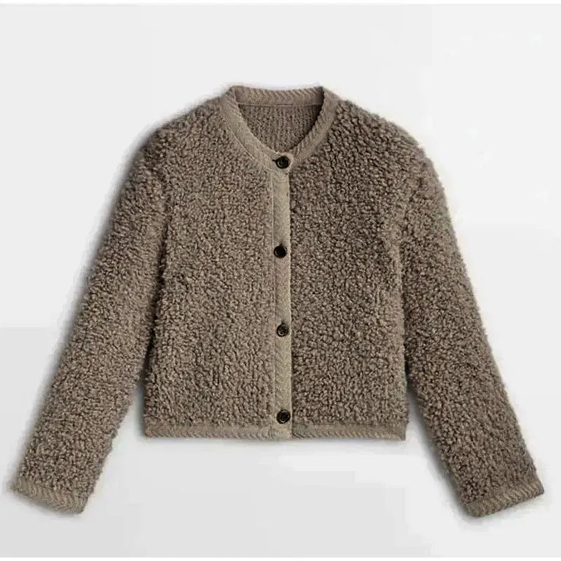 Elegant dames teddy-kåpe | Løs